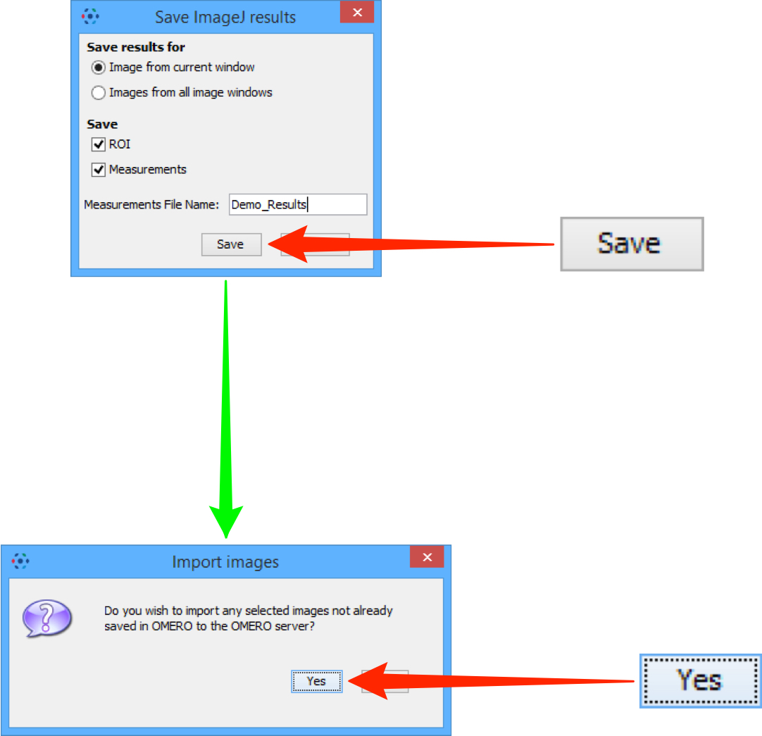 Fiji Omero Workflows